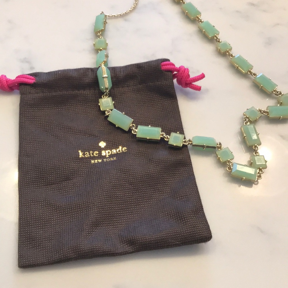 Kate Spade Turquoise & Gold Necklace
